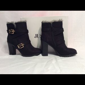 Winter Boots Black from Just Fab NITB